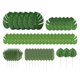 thumbnail image 1 of 90 hojas de tropicales con 6 tipos de hojas artificiales de Monstera, hojas de palma para decoración de aniversario y playa, 1 of 9