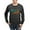Charcoal, variant on - Paws Ans Pep Men's Long Sleeve T Shirt - Long Sleeve Dark T-Shirt
