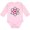 AD-Pink, variant on Science Atom Cute Physicist Boys or Girls Long Sleeve Baby Bodysuit