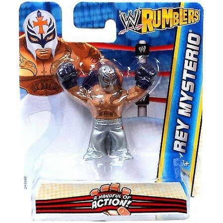 WWE Wrestling Rumblers Series 2 Rey Mysterio Mini Figure [Silver Outfit]