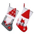 thumbnail image 4 of Coofit Christmas Stocking Gnome Decorative Festive Holiday Stocking Xmas Hanging Sock, 4 of 10