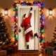 thumbnail image 5 of Adornos navideños divertidos para la parte trasera de la puerta, pancartas divertidas de Papá Noel para la parte trasera de la puerta, decoración navideña divertida para la entrada con regalo, adornos, 5 of 5