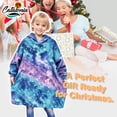thumbnail image 6 of Catalonia Astrology Unicorn Wearable Blanket Hoodie for Kids, Fleece Snuggy Sweatshirt Pullover, 4-12 Years Boy Girl Gift, 28 × 24 inches, 6 of 6