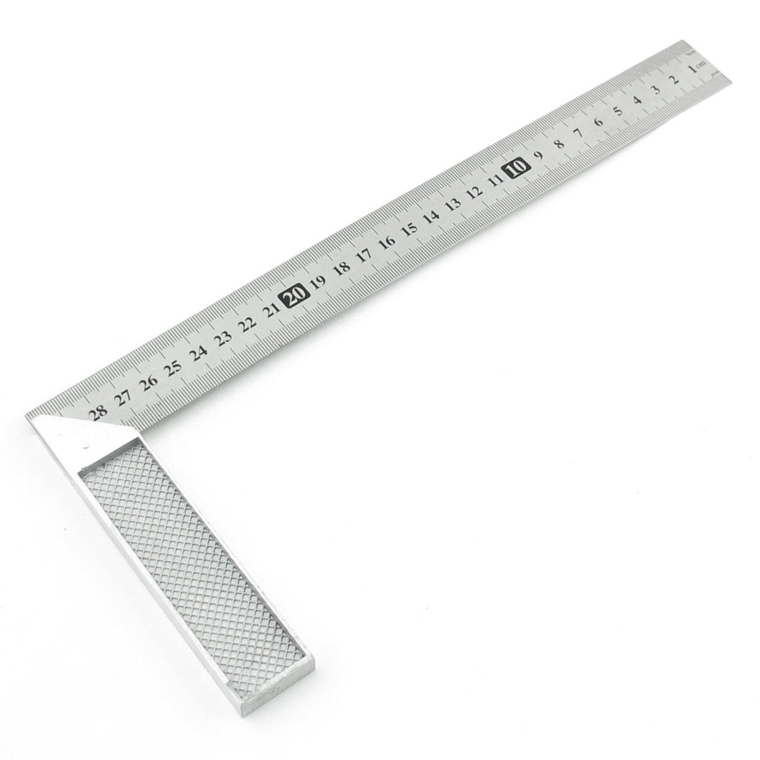 Metal Steel 90 Degree Angle Ruler Straight Square Measuring Instruments Tools 