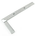 thumbnail image 1 of Unique Bargains Metal L Shape Square Ruler, 30cm, Metallic, 1 of 1