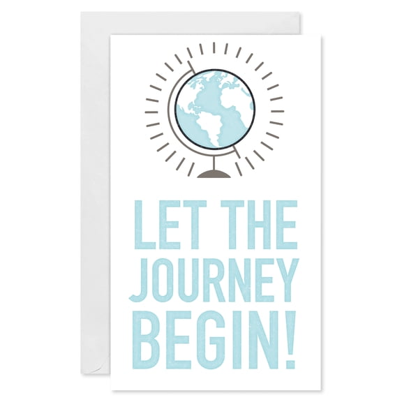 American Greetings Graduation Money/Gift Card Holder Card Pack for Any Graduate, Let the Journey Begin (Pack of 10)