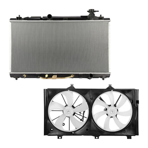 AutoShack Radiator & Coling Fan Set For 2007-2011 Lexus ES350 3.5L V6 FWD RKPKG00016