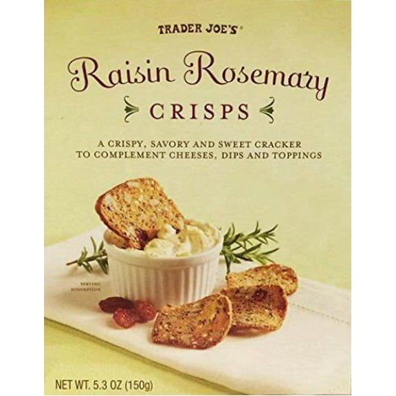 Trader Joe's Raisin Rosemary Crisps