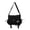 Black, variant on Large Capacity Unisex Nylon Messenger Crossbody Shoulder Bag for Work Gym Travel