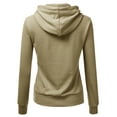 thumbnail image 3 of Doublju Women's Basic Lightweight Pullover Hoodie Sweatshirt with Plus Size, 3 of 5