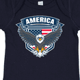 thumbnail image 4 of Inktastic America with Eagle Shield and Banner Boys or Girls Baby Bodysuit, 4 of 5