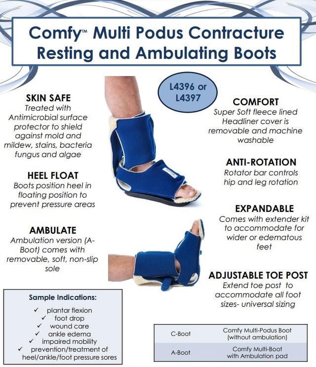 Comfy Ambulating Boot, Pediatric
