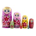 thumbnail image 3 of Adorables Muñecas Anidadas para Niñas, Muñeca Apilable, 7 Piezas, Decoración Colorida Hecha a Mano para Habitación de , Regalos de Inauguración D violeta Hugo Muñeca rusa de anidación, 3 of 8