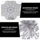 thumbnail image 3 of Waterproof Mandala Floral Sticker for Body Art 20Pcs Mixed Type, 3 of 5