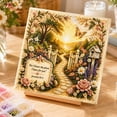 thumbnail image 4 of Floral Diamond Art Kits For Adults, 5D DIY Diamond Art Craft Set, Bible Garden Landscape Pattern, Great For Home Wall Decoration, Ideal Craft Activity For Adult Crafters, 4 of 6