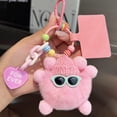thumbnail image 1 of Llavero colorido de peluche de elfo rex con pelo de conejo: un accesorio decorativo suave y adorable para bolsos, regalos, teléfonos, mochilas y coches., 1 of 5