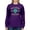 Purple, variant on Alpha Centauri Athletics - Alien Sports Emoji Graphic Graphic Women's Sweatshirt