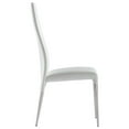 thumbnail image 6 of Curtis Dining Chair, Faux Leather-Color:Black,Finish:Polished Stainless Steel, 6 of 7