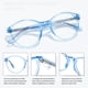 thumbnail image 3 of Cyxus TR90 Gafas redondas de luz azul Gafas de mujer Anti UV Eyestrain w / case Cyxus Style, 3 of 8