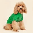 thumbnail image 4 of Cat Shirts for Cats only,Dog T Shirt Soft Cotton Basic Pet Shirt,Cute Dog Clothes for Small Dogs Boy and Girl, Lightweight Breathable Design Short Sleeves Vests for Puppy Chihuahua(Light Green, L), 4 of 10