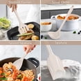 thumbnail image 6 of Walchoice 7-Piece Utensils Set, Khaki, Silicone Cooking Utensils for Kitchen, Non-stick Gadget Tools Include Slotted Turner, Soup Ladle, Pasta Server, Dishwasher Safe & Heat Resistant, 6 of 7