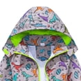 thumbnail image 7 of Kids Waterproof Rain Jacket Mesh Lined with Hood | Lightweight rain coat, windproof, breathable, school, camping, travel, outdoor play, boys and girls Jackets for Kids Preppy, 7 of 7