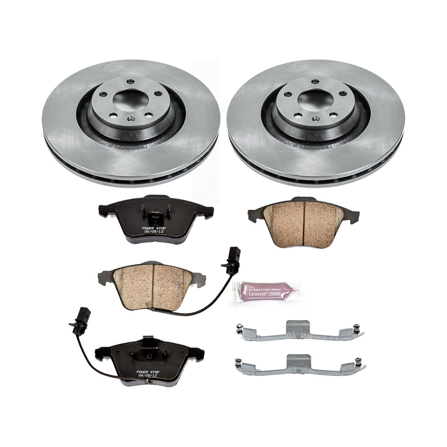 Power Stop Front Stock Replacement Brake Pad and Rotor Kit KOE5277
