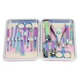 thumbnail image 1 of Manicure Set, Multifunction 16Pcs Strong Durable Nail Care Kit  For Nail, 1 of 8