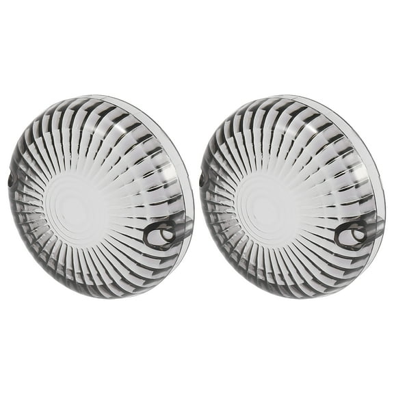 2pcs Smoked Color Motorcycle LED Turn Signals Covers Light Lens Cover for Yamaha V-Star 650 1998-2011