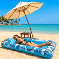 thumbnail image 2 of MQHUAYU Inflatable Pool Floating - Tanning Pool Float with Cup Holders，Blow up Beach Pool Party Toys Floating Chair for Lake Lounge Float, 2 of 10