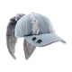 thumbnail image 4 of Gorra de béisbol con orejas de animal, regalo, gorra vaquera para deportes, viajes, fiestas, actividades al aire libre, para hombres y mujeres. Azul claro con estrella, 4 of 9