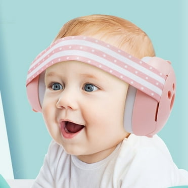 Tnobhg Baby Headphones Noise Cancelling Earmuffs Elastic Strap Comfortable to Wear Improves Sleep Infant Ear Protection Earmuffs