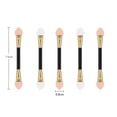 thumbnail image 3 of 50 Pack Double-end Eye Shadow Brush, Disposable Double Sided Eyeshadow Brush Makeup Applicators Beauty Kit (Gold), 3 of 5