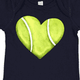 thumbnail image 4 of Inktastic Tennis Ball in Heart Boys or Girls Baby Bodysuit, 4 of 5