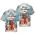 thumbnail image 3 of Merry Christmas Mastiff Enjoys Woofmas Winter Xmas Holiday Hawaiian Shirt Breathable Summer Unisex Merch Mastiffs Dog Lover Gifts Idea - 02022, 3 of 6