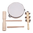 thumbnail image 1 of Juego de música de madera Campanas de mano Música Arte Enseñanza Instrumentos de percusión cumpleaños para pequeños A Sunnimix instrumentos musicales, 1 of 8