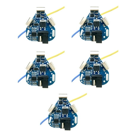 

5Pcs 12.6V BMS Lithium Battery Protection Board 18650 Bank Balancer Battery Equalizer Board for Electric Drill