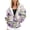 White, variant on Bibifish Womens Watercolor Lavender Butterfly Print Full Zip Hoodies Side Pocket Relaxed Fit Casual Garden Trips Daily Wear Fresh Stylish Hooded Jackets