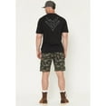 thumbnail image 3 of Hawx Work Gear Men's Chip Camo Print Flat Front Work Shorts - HXSP24SH11-CMO 31, 3 of 4