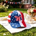 thumbnail image 1 of Independence Day Wreath Bows Decoration Ribbon Bows For Door Window Wall 4th Of July Memorial Day Party Decor, 1 of 6