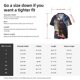 thumbnail image 5 of Fotbe Night Sky Bald Eagle Camisa Estampada de Manga Corta para Hombre, Casual de Verano, Estilo Playero, Sin Arrugas-Small, 5 of 5