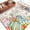 Beige Green Pink, variant on Area Rugs 2.7'x5', Easter Carpet for Living Room Bedroom Dining Room, Easter Grey Bunny Spring Watercolor Eggs Butterflies Throw Kitchen Rugs Non Slip Washable Rectangle Indoor Outdoor Rugs