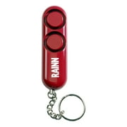SABRE PA-RAINN-01 Personal Self-Defense Safety Alarm on Key Ring w/ LOUD Dual Alarm Siren Heard up to 600 Ft/185M Away. To Use, Pull Metal Chain from Base, Red (Rape, Abuse & Incest National Network)