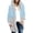 Blue, variant on YanHoo Women's Fleece Jackets Faux Fur Long Sleeve Open Front Hooded Cardigan Coat Winter Fuzzy Sherpa Hoodies Sweater Jackets