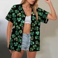 thumbnail image 2 of vigerkar Womens St Patricks Day Shirt 2026 Funny St Patricks Day's Print Shirts, Festival Outfit for Women Spring Summer (Black, XXL), 2 of 7