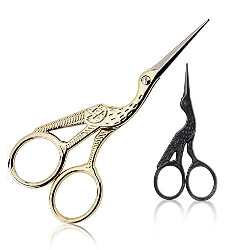 BIHRTC 3.6 Inch Embroidery Scissors Small Sewing Scissors Stainless Steel  Tip Classic Scissors DIY Tools Dressmaker Shears Scissors for Craft