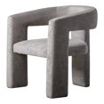 thumbnail image 2 of Comfortable Armchair Soft Grey Living Room Chair Modern Accent Chair, 2 of 9