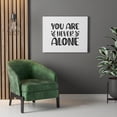 thumbnail image 3 of Scripture Walls Are Never Alone Bible Verse Canvas Christian Wall Art Ready to Hang Unframed, 3 of 16