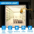 LED Loading Dock Light 30W, 3600 Lumens, 40in Swing Arm Dock Light, 360
