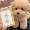 thumbnail image 4 of Kit de marco y almohadillas de tinta para huellas de patas, kit de impresión de huellas de patas de perros y gatos, kit para hacer huellas de patas, regalo de recuerdo conmemorativo para mascotas, mar, 4 of 7